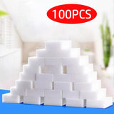 30/50/100PCS Melamine Sponge Magic Sponge Eraser For Kitchen Office Bathroom Melamine Home Nano Cleaner Cleaning Sponge 10x6x2cm