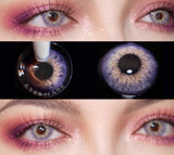 Color Contact Lenses For Eyes 2pcs Natural Colored Lens Blue Pink Beauty Contact Lenses Eye Yearly Cosmetic Color Lens