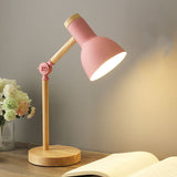 E27 Nordic Eye Protection Desk Lamp Wooden Book Light Study Bedroom Children Living Room Lamp Reading Light LED Table Lamp Light