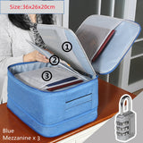 Document Storage Bag Organizer Desk Stationery Women Travel Files Card Folder Holder Tool Case Handbag Home Office Accessories