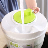 Vegetables Salad Spinner Lettuce Leaf Vegetable Dehydrator Greens Washer Dryer Drainer Crisper Strainer For Washing Drying Leafy