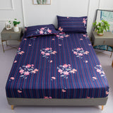 Hot Sale Single Fitted Sheet Mattress Cover With All-around Elastic Rubber Band Bed Cover Polyester Bed Sheet（No Pillow cases）