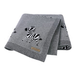 Baby Blankets Newborn Swaddle Wrap 100*80 CM Cotton Knitted Infant Kids Stroller Bedding Quilt Super Soft Children's Accessories