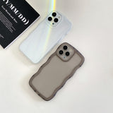 Simple Wavy Soft Shell Phone Case For iphone 14 13 12 11 Pro Max X XR XSMAX 7 8 Plus TPU Case Cover Fall prevention New products