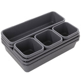 8pcs Household Drawer Organizers Dustproof Desk Stationery Storage Box Women Makeup Organizer for Kitchen Bathroom accessories