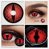 Color Contact Lenses For Eyes 2pcs Anime Cosplay Colored Lenses Blue Purple Halloween Lenses Contact Lens Beauty Makeup