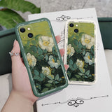 Wild Rose Phone Case For iPhone 14 13 12 11 Pro Max Mini X XR XS MAX SE 8 7 Plus 6 6S Plus Cover