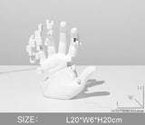 Artistic Hand Statue Abstract Home Decoration Accessories Art Sculpture Nordic Figurine Modern Minimalism Bookcase Room Mesa