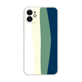 Rainbow Pattern Phone Case For iPhone 11 12 13 14 Pro Max Mini SE  X XR XS 7 8 6 6S 14 Plus Cover Silicone Shockproof Shell