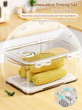 Refrigerator Organizer Containers Food-grade Vegetable Fruit Sealed Preservation Box Fridge Freezer Containers Kitchen Organizer