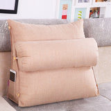 Hot Sale Comfort Soft Bed Rest Reading Pillow Big Wedge Adult Backrest Lounge Sofa Cushion Back Support For Sitting Bed Pillow