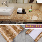 Marble Vinyl Self Adhesive Wallpaper PVC Waterproof Wall Stickers for Bathroom Kitchen Furniture Contact Paper Home Decor