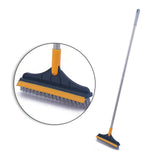 Floor Cleaning Brush Long Handle Scrubber Scraper Brush Adjustable Detachable Stiff Bristles Gap Brush Household  Cleaning Tools