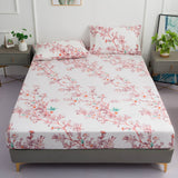 Hot Sale Single Fitted Sheet Mattress Cover With All-around Elastic Rubber Band Bed Cover Polyester Bed Sheet（No Pillow cases）