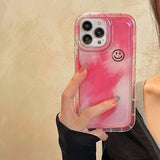 Watercolor Cute Smile Phone Case For iPhone 11 13 14 Pro Max Case iPhone 12 Pro XS Max XR X SE 14 7 8 Plus Air Shockproof Cover