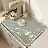 Non-slip Kitchen Absorbent Mat Placemats Table MATS Diatom Mud Waterproof Insulation Insulation Non-slip Placemats  Drain Plate