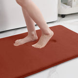 Memory Foam Bath Mat Anti-Slip Shower Carpet  Soft Foot Pad Decoration Floor Protector Absorbent Quick Dry Bathroom Rug