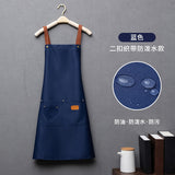 New Fashion Kitchen Aprons for Woman Men Chef Work Apron for Grill Restaurant Bar Shop Cafes Beauty Nails Studios Uniform