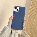 Light and thin feel good Silicone Case For iPhone 13 12 14 Pro Plus XS MAX XR X 7 8 Diy Cases For Apple Full Cover